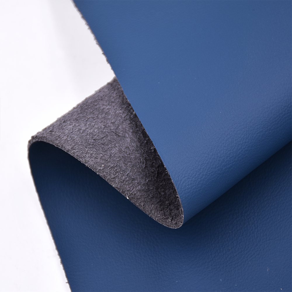 Eco friendly solvent-free pu leather fabric corn fiber backing for shoe