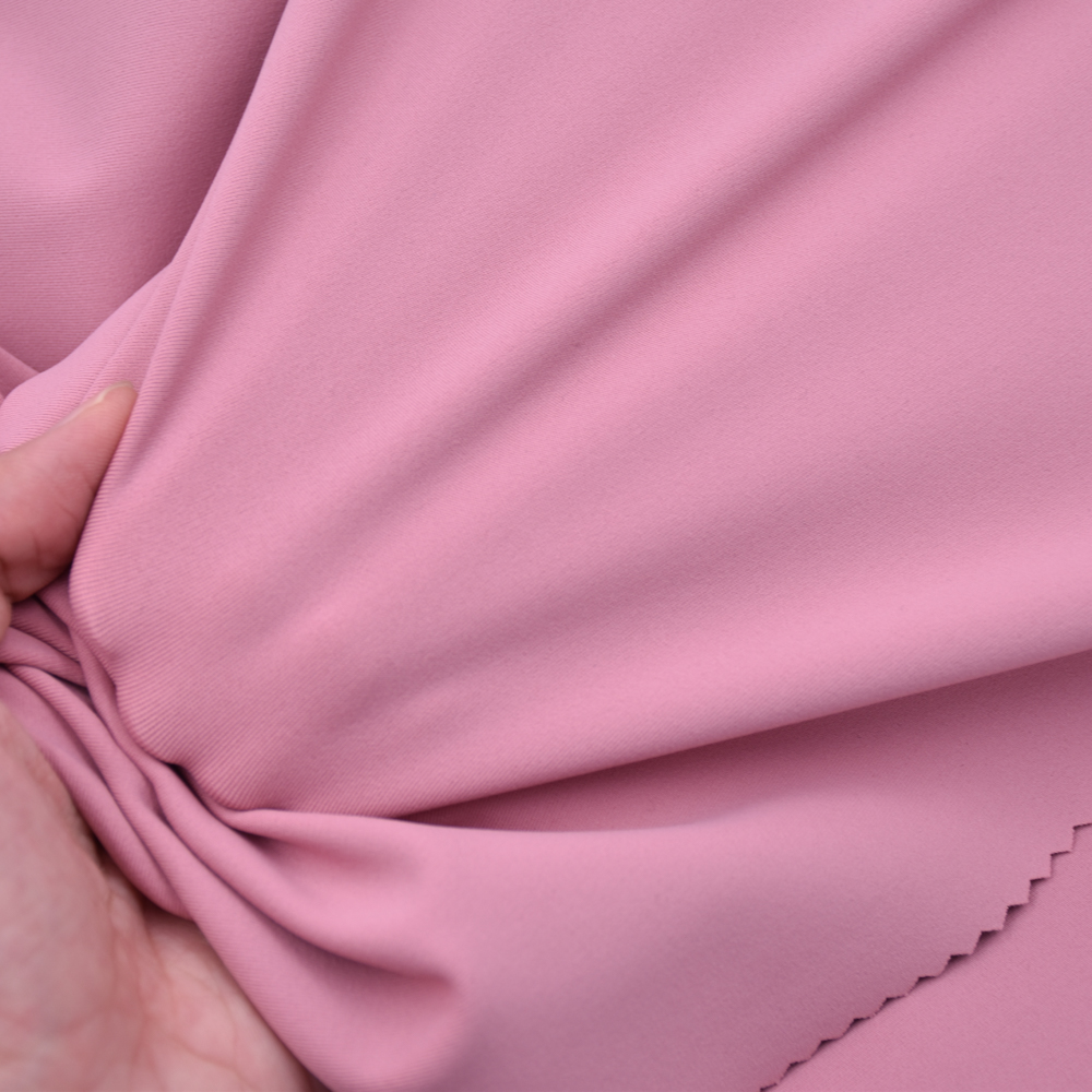 Eco Double-Sided Elastane Polyester Spandex fabric Breathable Elastic Recycled Sportswear Fabric Yoga Wear fabric