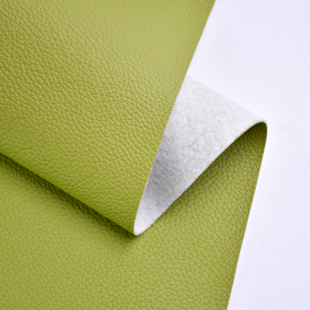 0.8MM Lychee pattern PVC leather for sofa