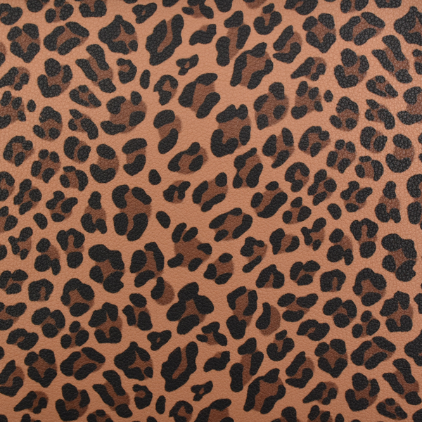 Aritificial pu leather fabric Leopard print for shoe bag